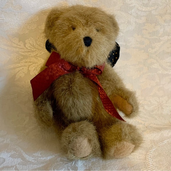 Boyds Bears Set of 4 (3 with Tags) Tyler Glorybear American Flag - Picture 9 of 16